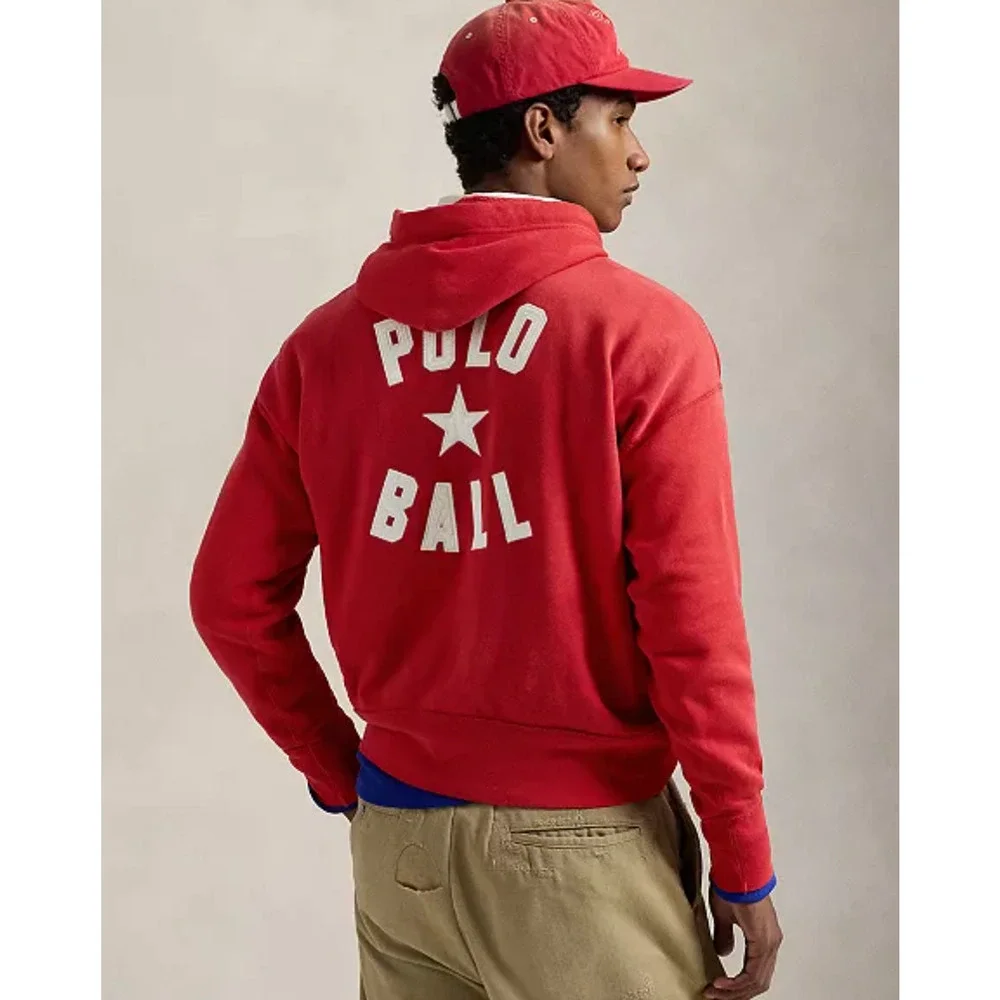 POLO RALPH LAUREN HOODIE POLO BALL VINTAGE FIT SIZE XL